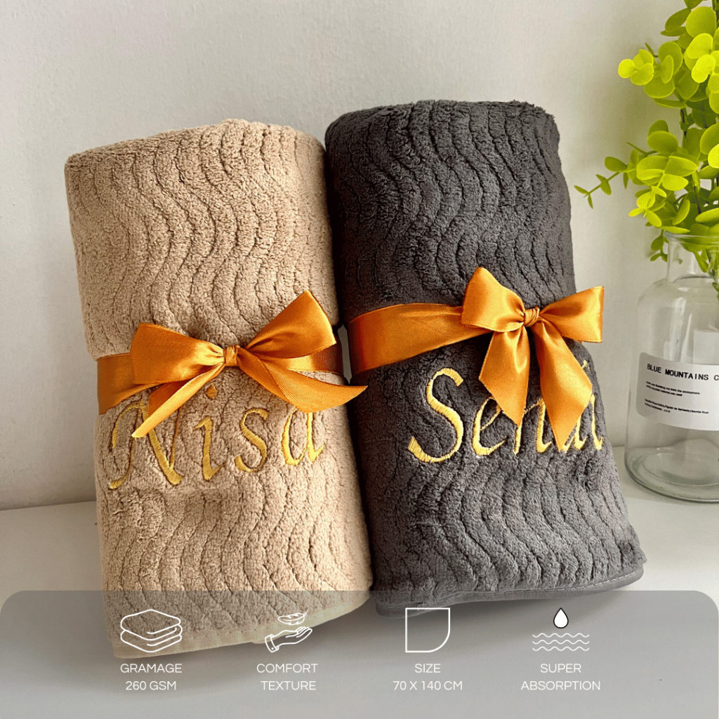 Hampers Handuk Couple / Kado Pernikahan/ Handuk Seserahan Couple