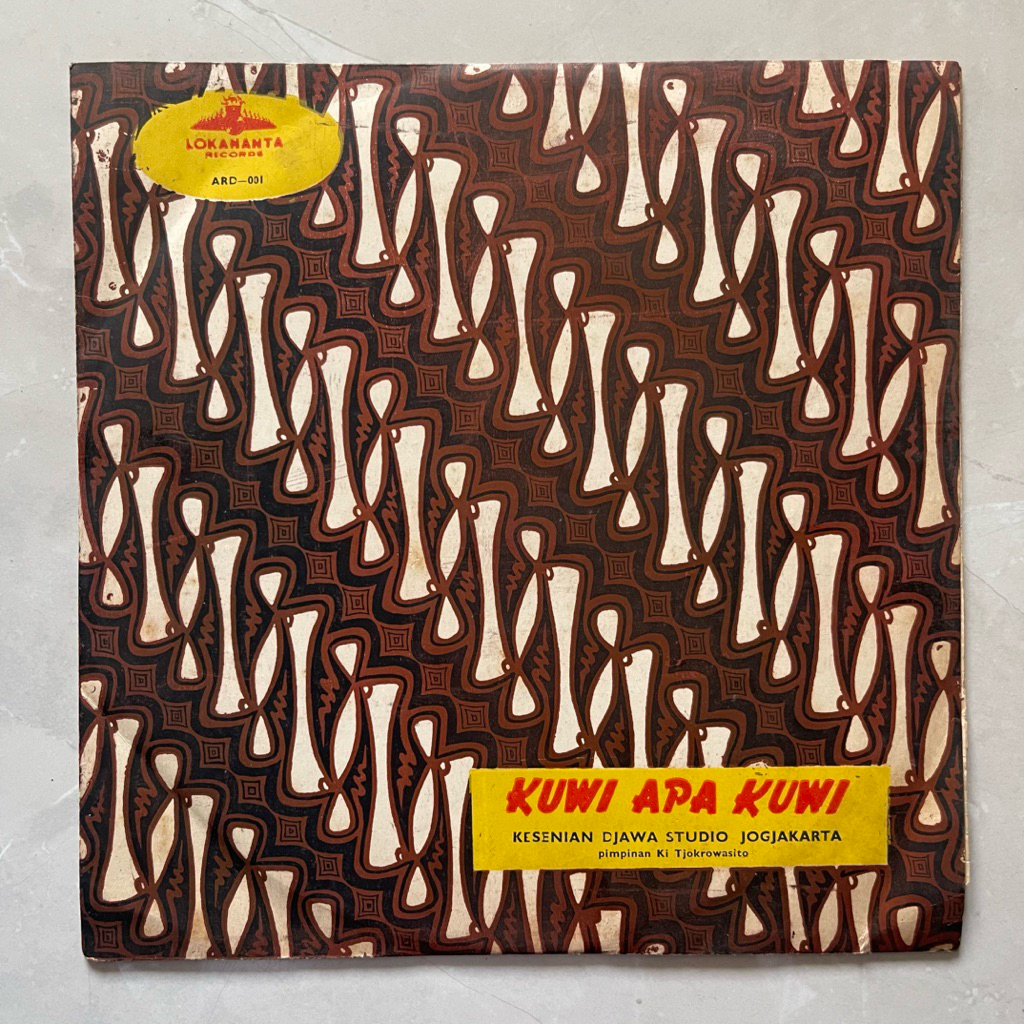 Piringan hitam vinyl - Kuwi Apa Kuwi - Kesenian Djawa Studio Jogjakarta