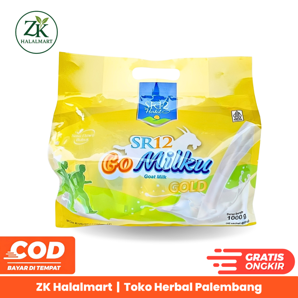 

SR12 Go Milku Gold Susu Kambing Berkualitas Kaya Manfaat Ukuran 1000g