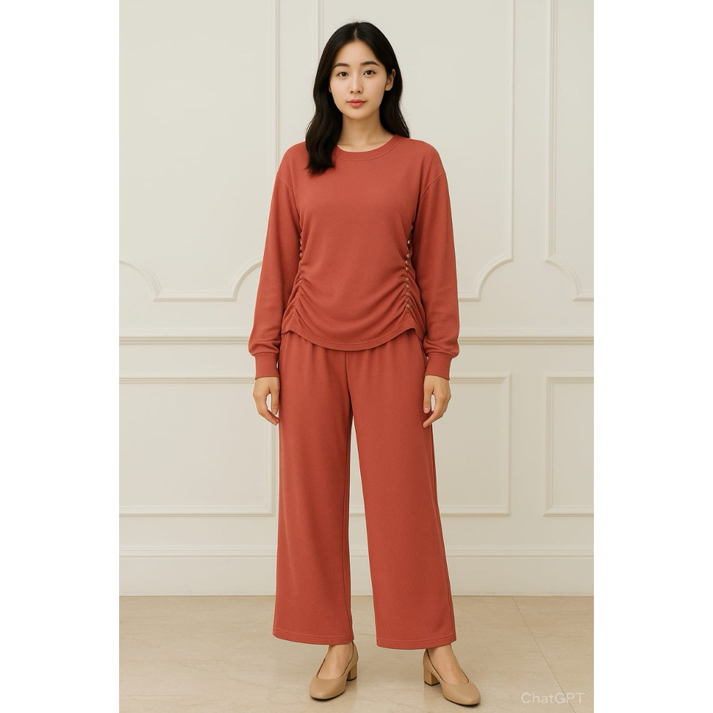 ( COD ) SET KULOT RAJUT KNIT KOREA / STELAN KNIT SANTAI WANITA / SET CELANA KULOT IMPORT / STELAN CE