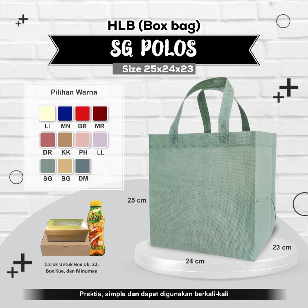 

goodie bag 252423 spunbond box 22 polos