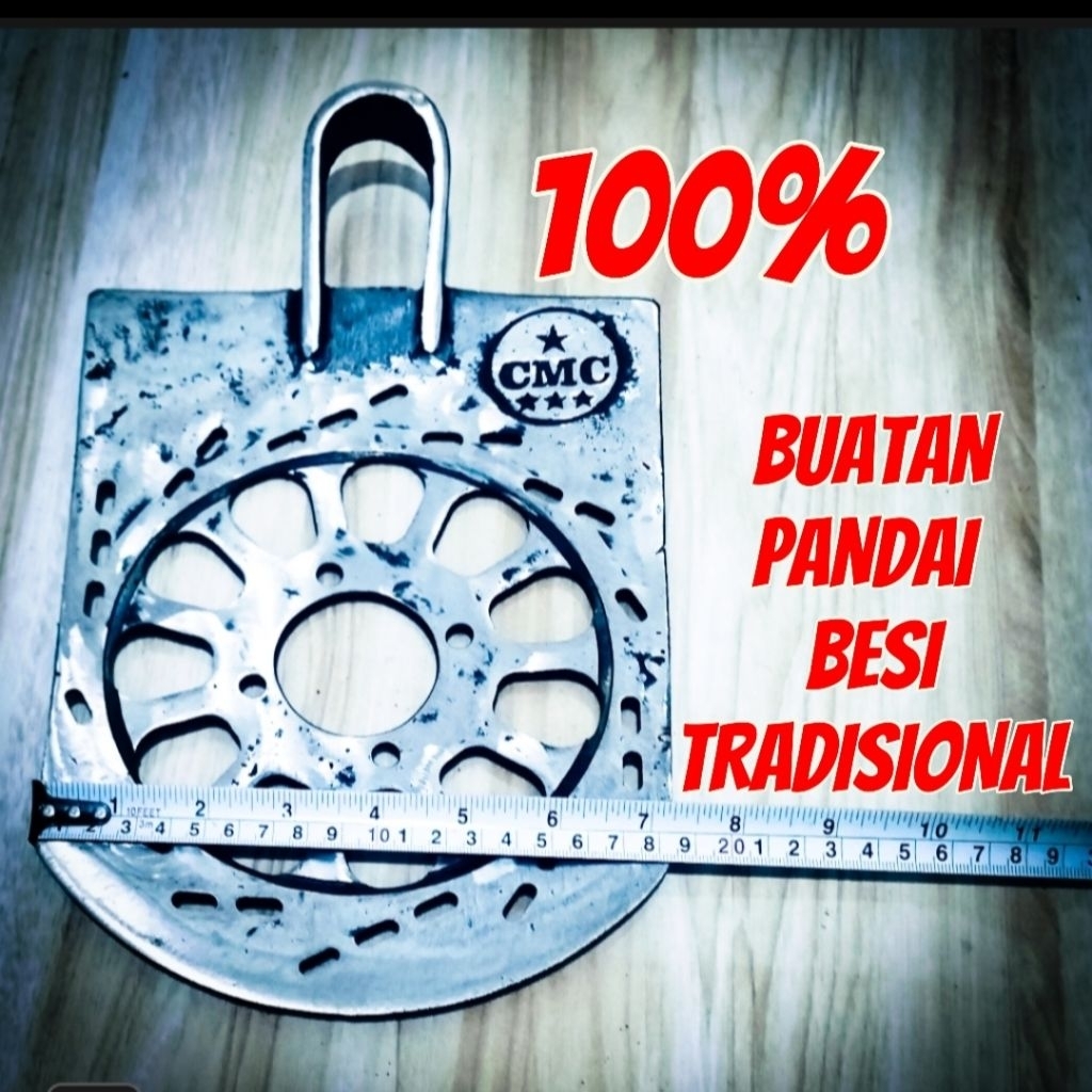 Louay_Idstore Cangkul Baja Piringan Cakram Motor Anti Lengket