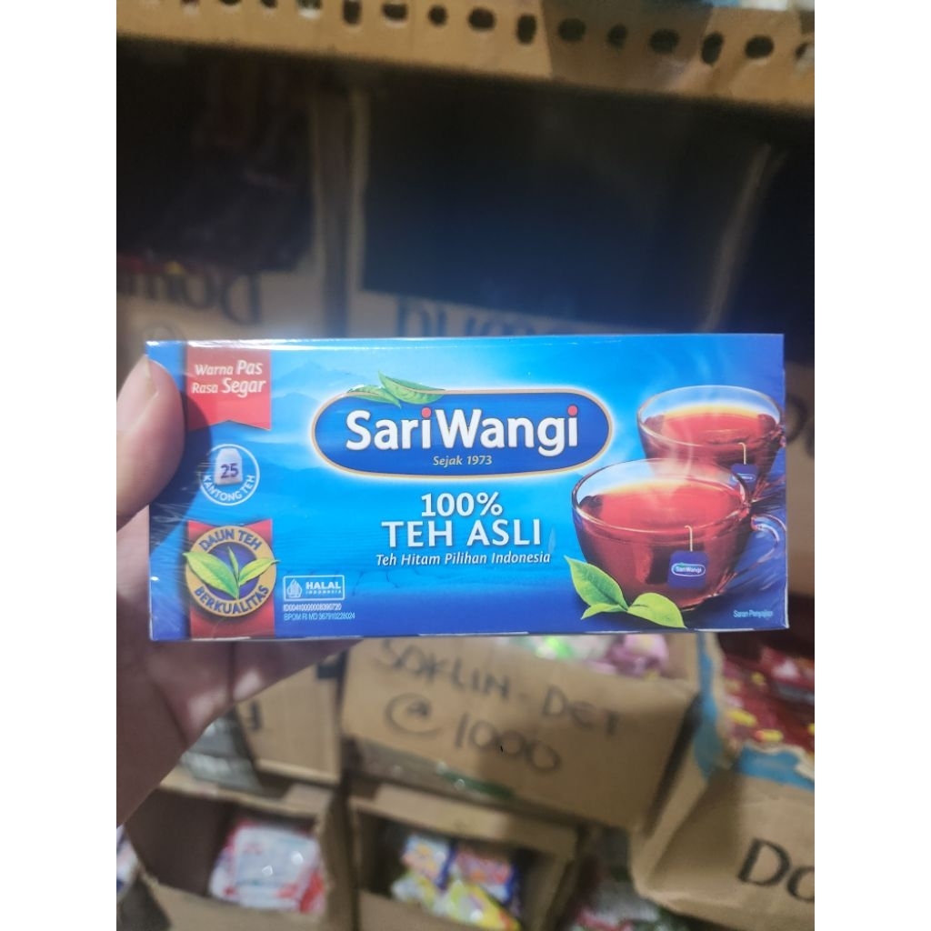

Teh Sariwangi 1 Pak / Box (25 kantong x 1.85 gr)