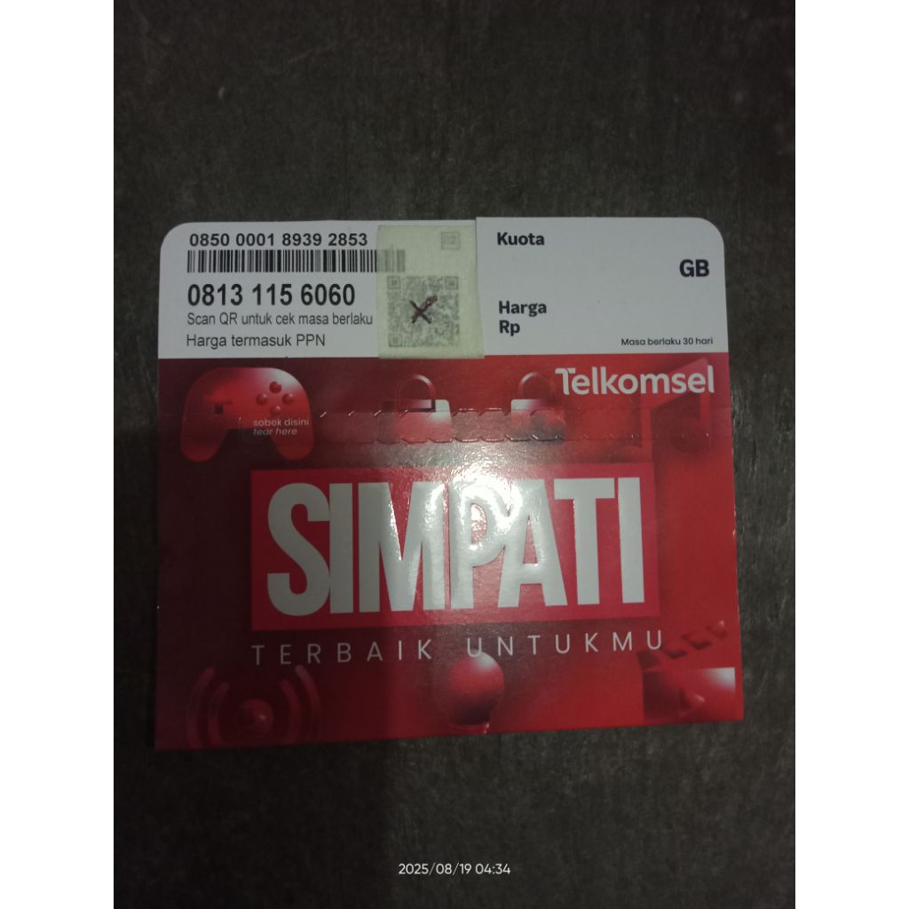 nomor cantik telkomsel 11 digit 08** 115 6060 nocan-kartu-perdana-telkomsel