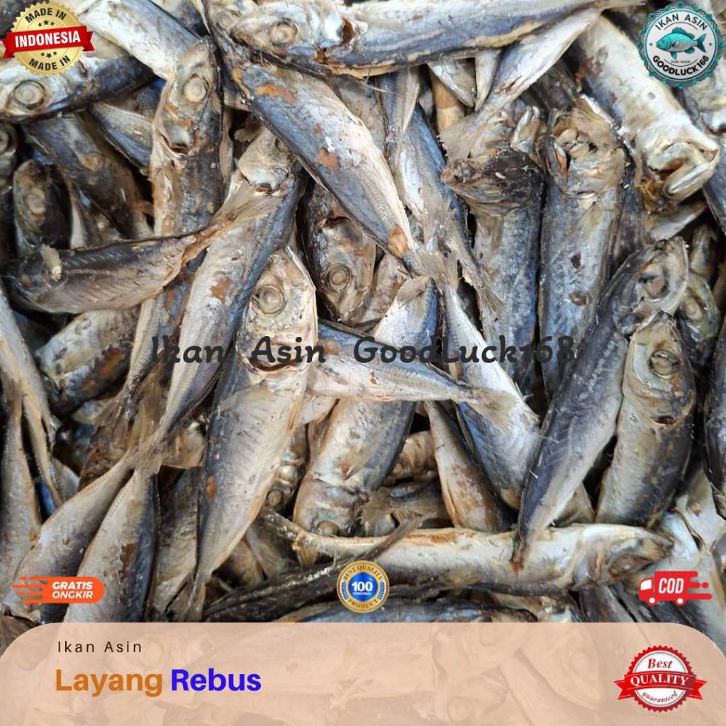 

Ikan Asin Layang Rebus Super 250gram, 500gram, 1kg