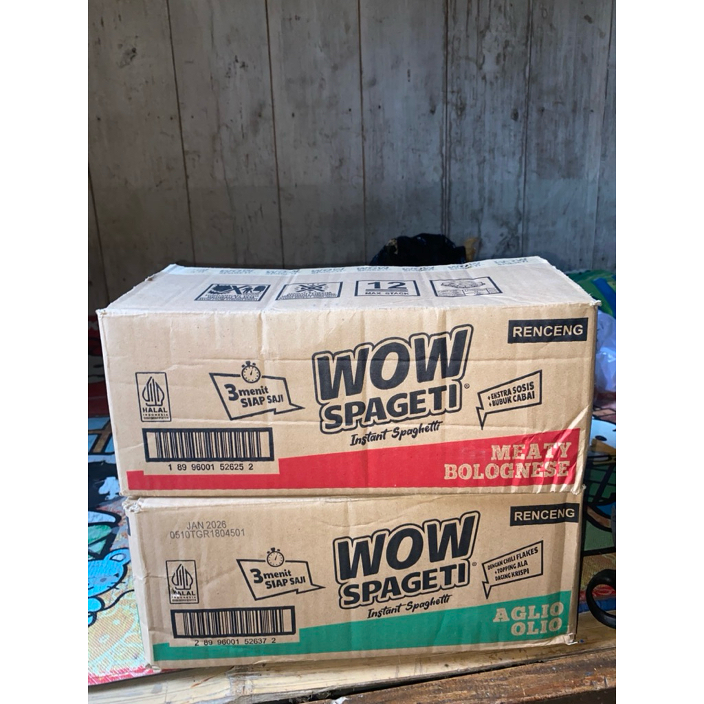 

WOW SPAGETI KARTON 8rcg isi 40pcs