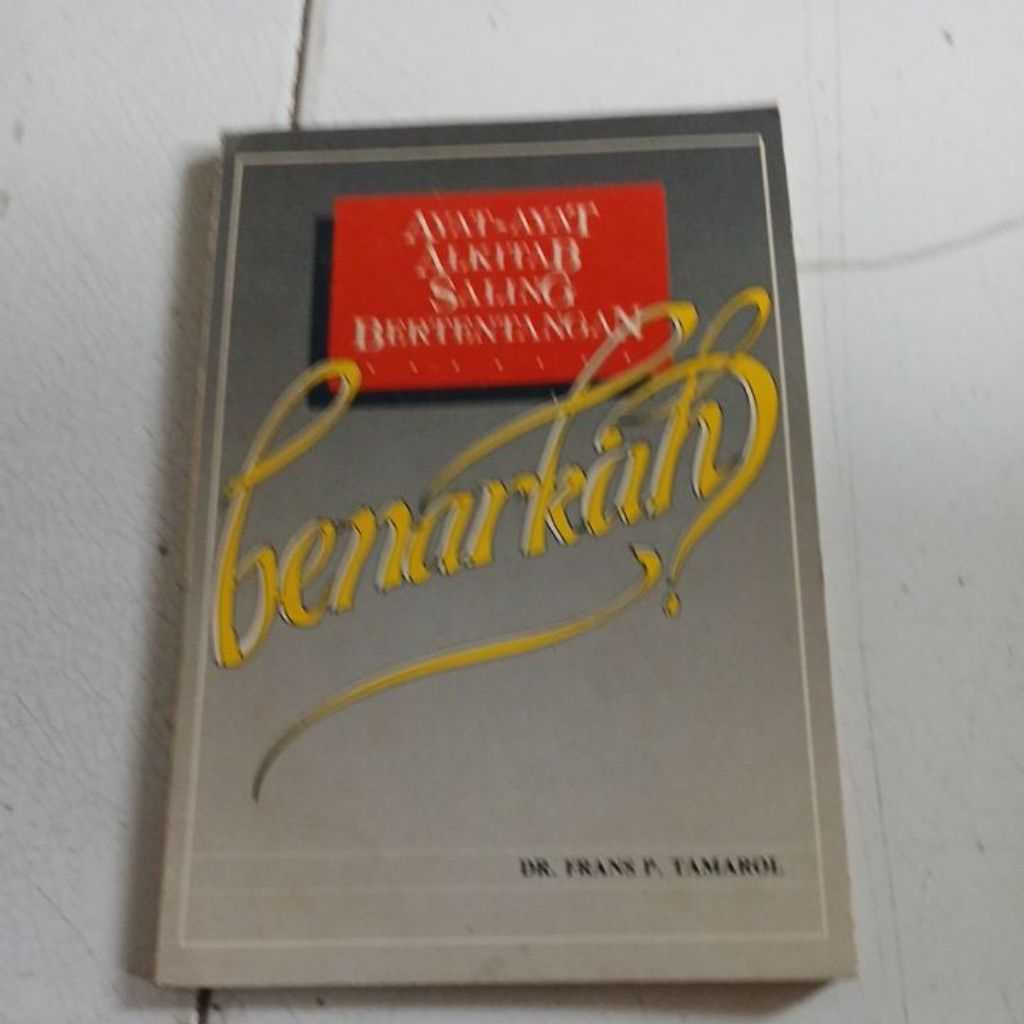 AYAT-AYAT ALKITAB SALING BERTENTANGAN