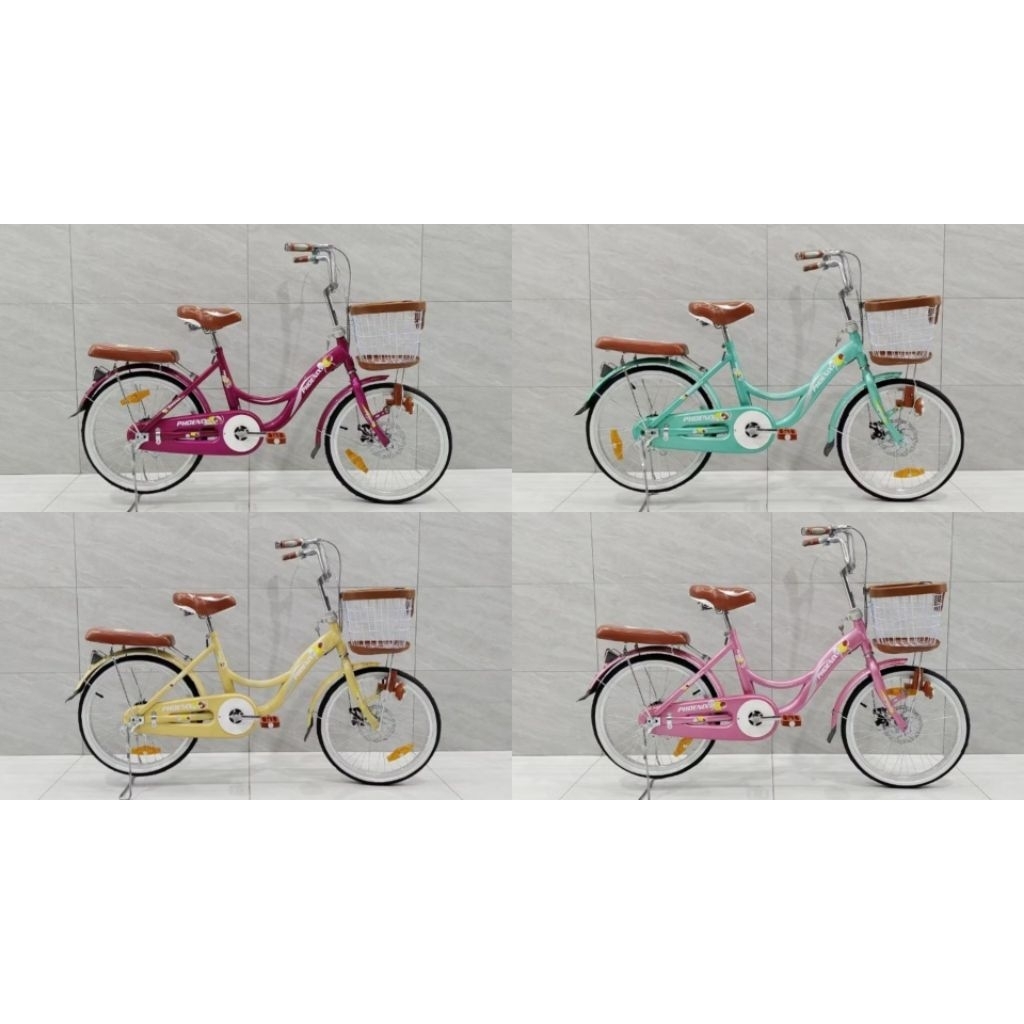 Sepeda Perempuan Ctb Mini Keranjang uk 20 24 26 inch Phoenix Star Pipa 1
