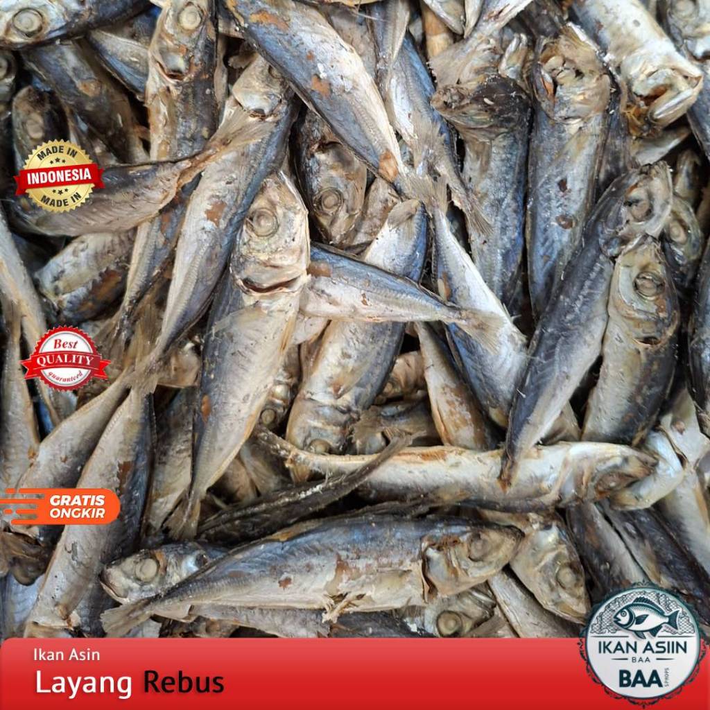 

Ikan Asin Layang Rebus Super 250gram, 500gram, 1kg