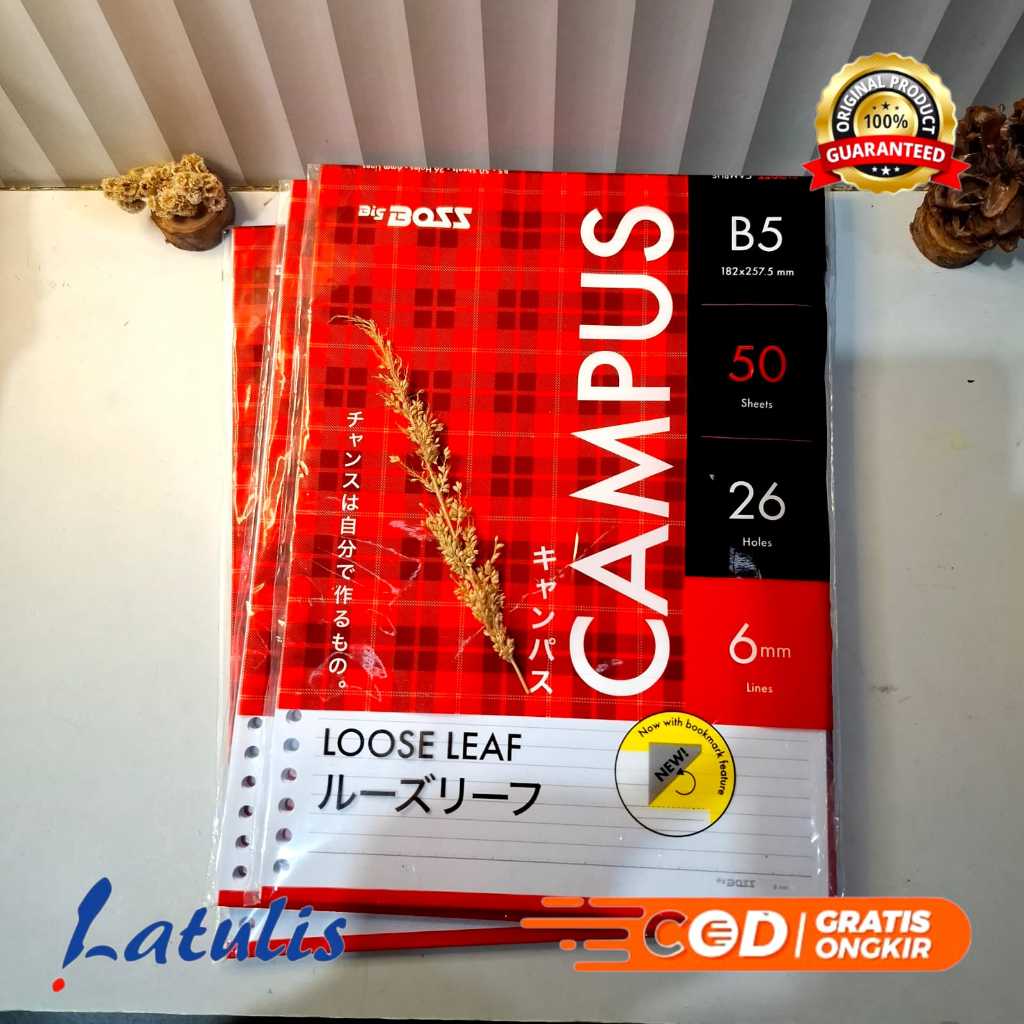 

BigBoss Loose Leaf 50 B5 Bergaris