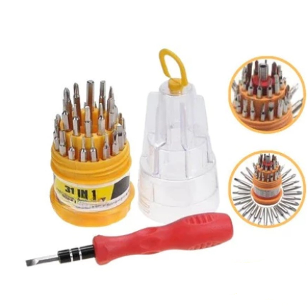 Obeng Drei Derei Set 31in1 Tool Kit Screwdriver Perkakas Reparasi Service Hp Jam Mainan Serbaguna