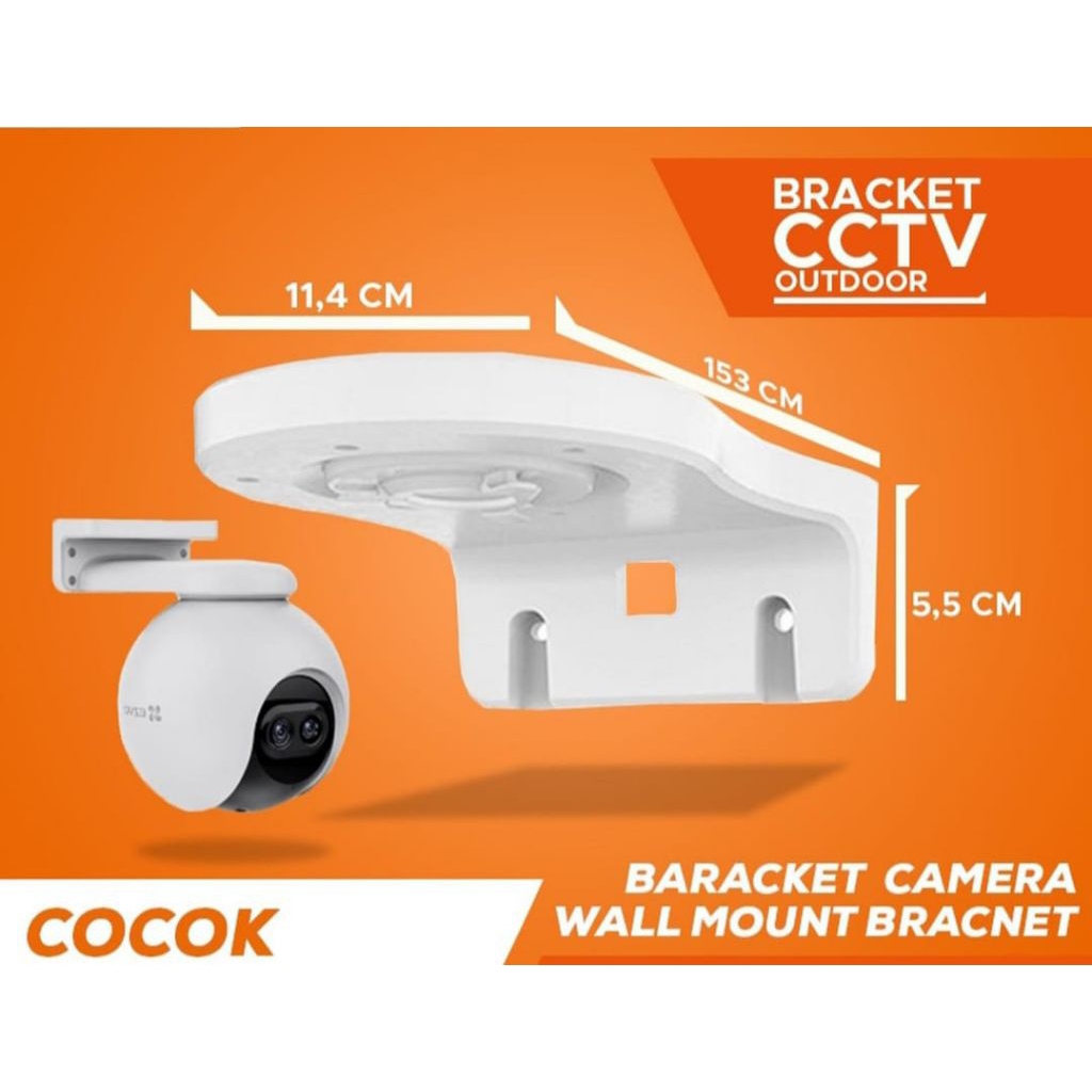 mahal bagus terbaru Wall bracket camera cctv indoor  brecket dome Kamera cctv dahua breket cctv indo