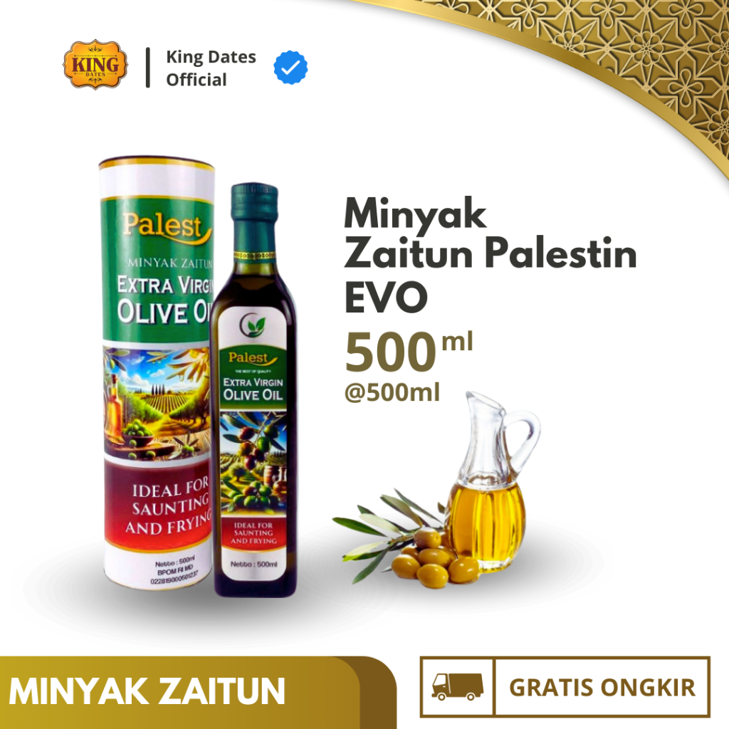 

Minyak Zaitun Palestin Extra Virgin Oil 500 ml