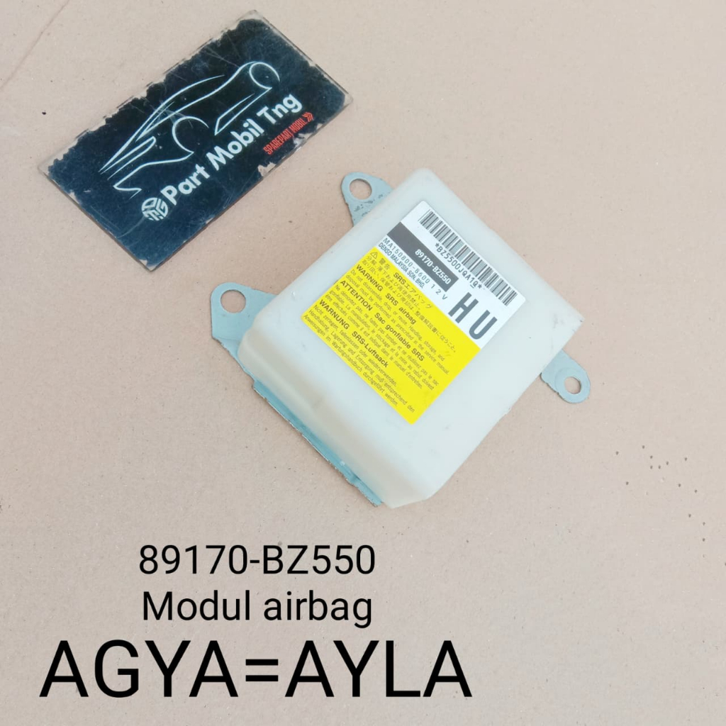Modul Airbag Air Bag Modul Srs Toyota Agya Ayla 2016-2021 89170-BZ550 / 89170-BZ490 Varian