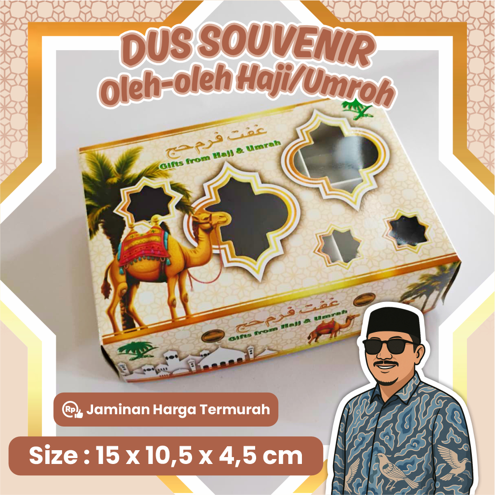 

Dus Oleh Oleh Souvenir Haji dan Umroh Uk. 15 x 10,5 x 4,5 cm HARGA TERMURAH