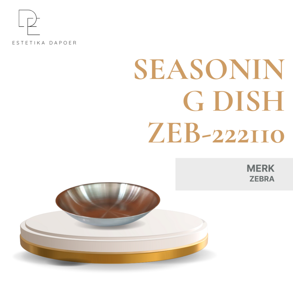Seasoning Dish/Lepek Stainless Zebra Zeb-222110 | Lepek Saos Stainless