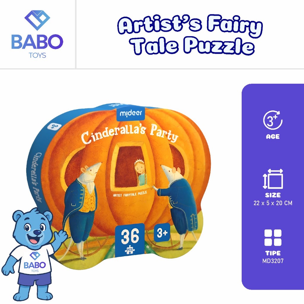 MIDEER Artist's Fairy Tale Puzzle Mainan Edukasi Jigsaw Puzzle Susun Hadiah Anak
