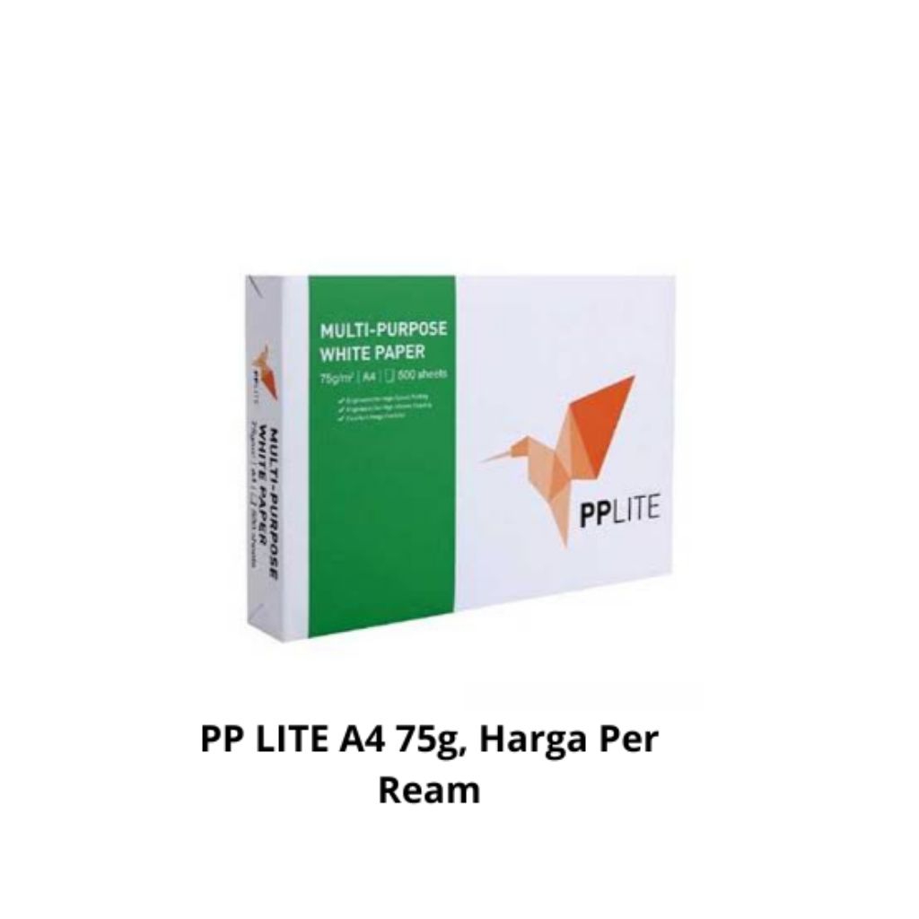 

Kertas HVS Print PP lite A4 75 gram harga satuan per rim (khusus Instant)