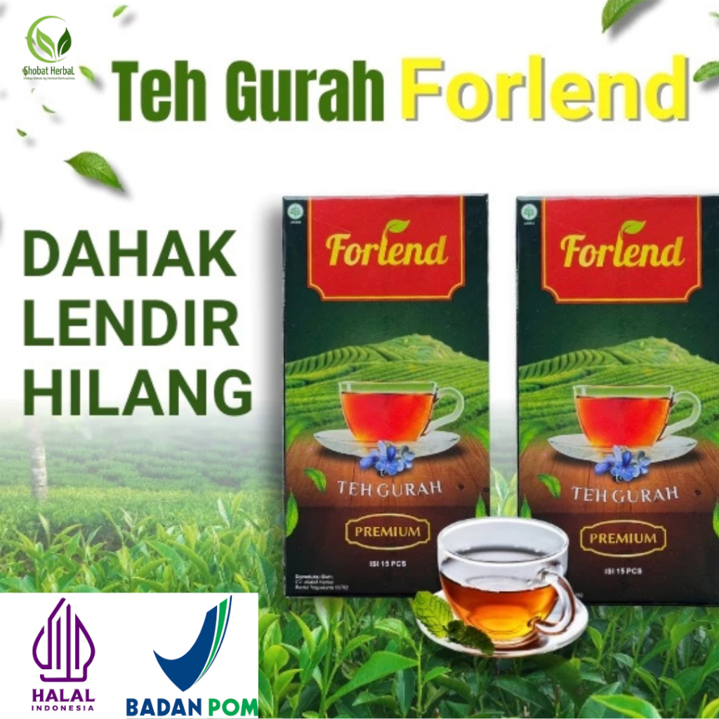 

Teh Gurah FORLEND- Bantu Atasi Batuk Berdahak, TBC, Asma, Sinusitis, Hidung Tersumbat- BPOM HALAL
