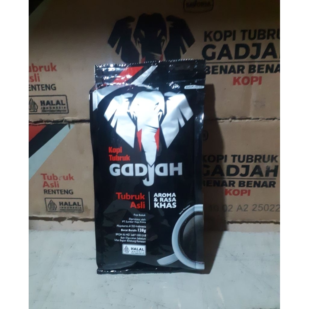 

KOPI TUBRUK ASLI GADJAH KEMASAN POUCH 138GRAM MURAH