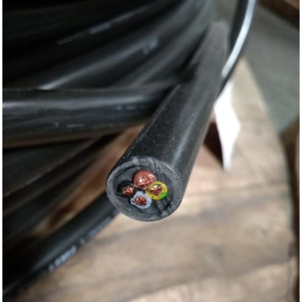 Kabel N2XY 4x4 mm² First Cable N2XY 4 x 4 mm2 Black Hitam CU / XLPE / PVC 0.6/1 (1.2) KV