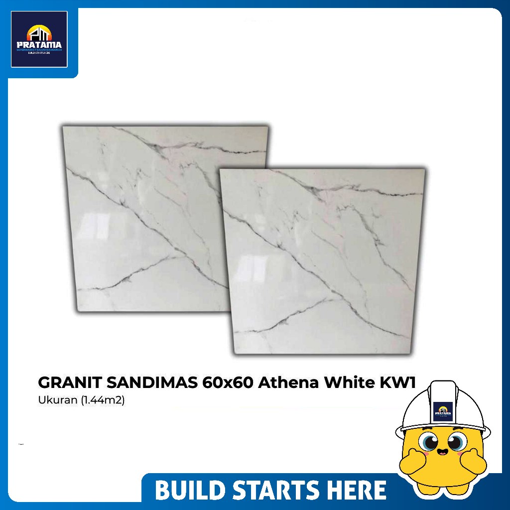 Granit Sandimas 60x60 Athena White