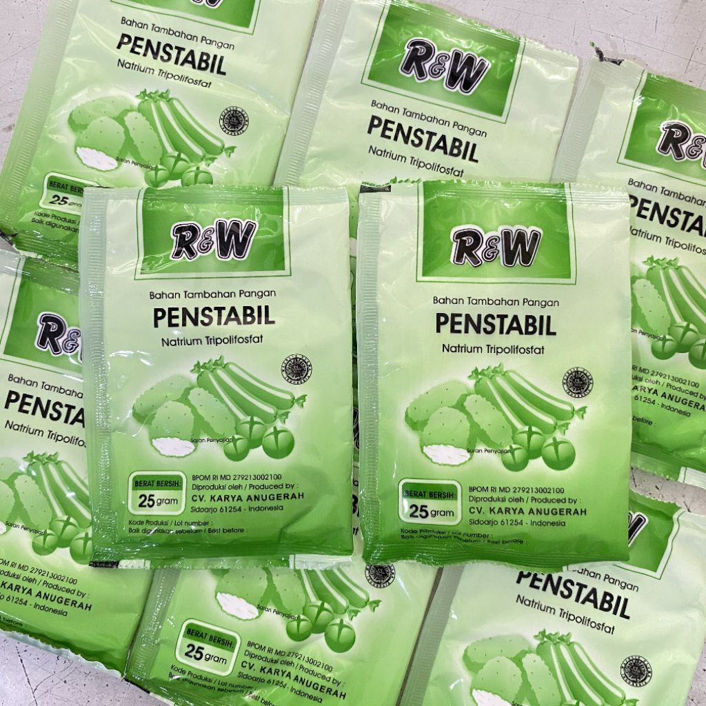 

R&W Rajawali penstabil natrium tripolifosfat 25 gram | penstabil | pengenyal makanan