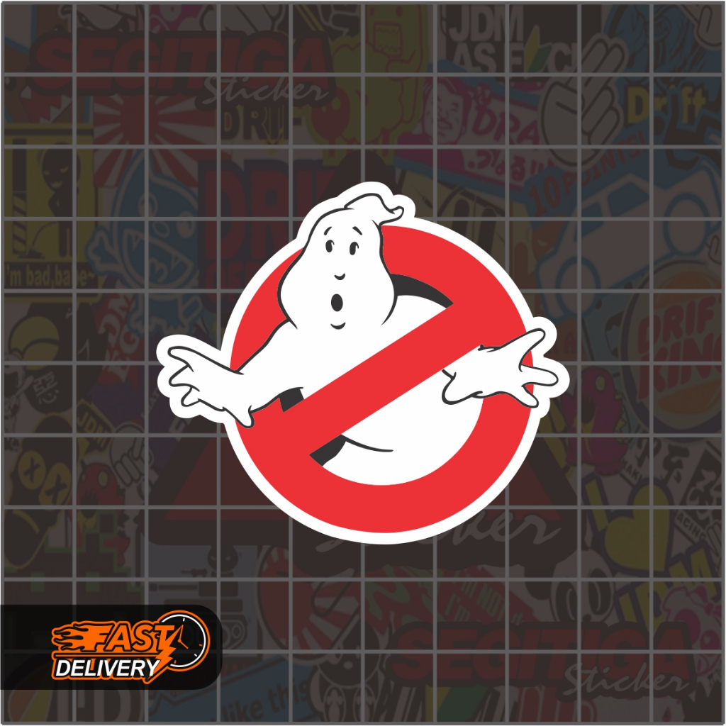 

Sticker Ghostbusters Ukuran 5 x 5.7 Cm