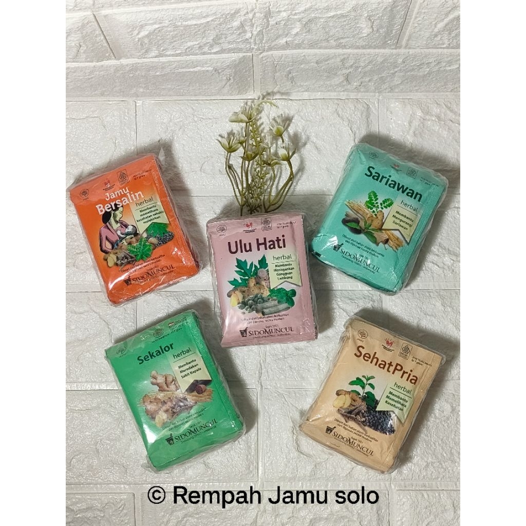 

Jamu Seduh Sido Muncul 1 pak isi 10 Sachet