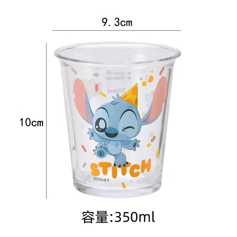 Gelas Disney Stitch Beling Kaca Lilostitch 350ml