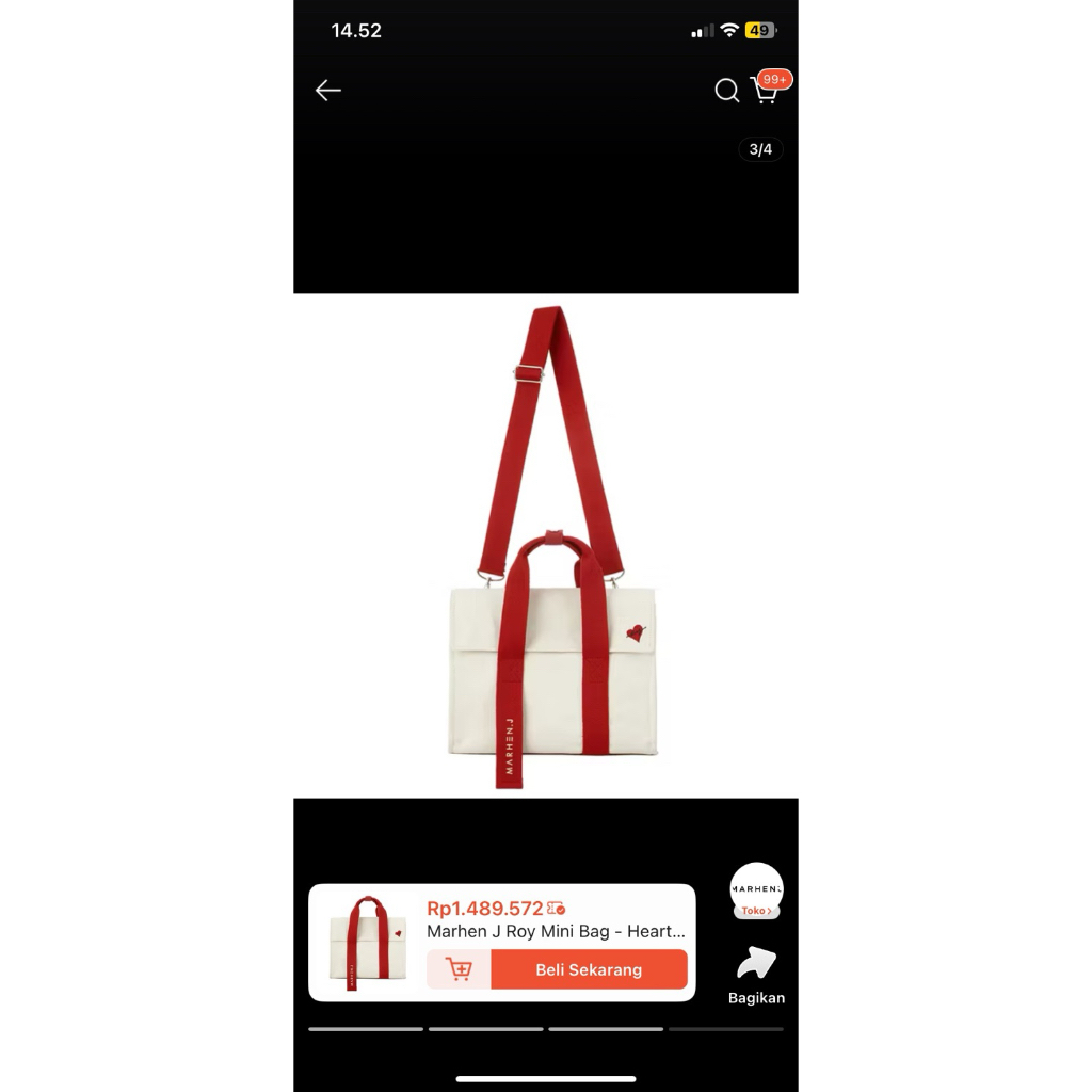 Preloved Marhen J Roy Mini Bag Hearth Signal / Tas Marhen J