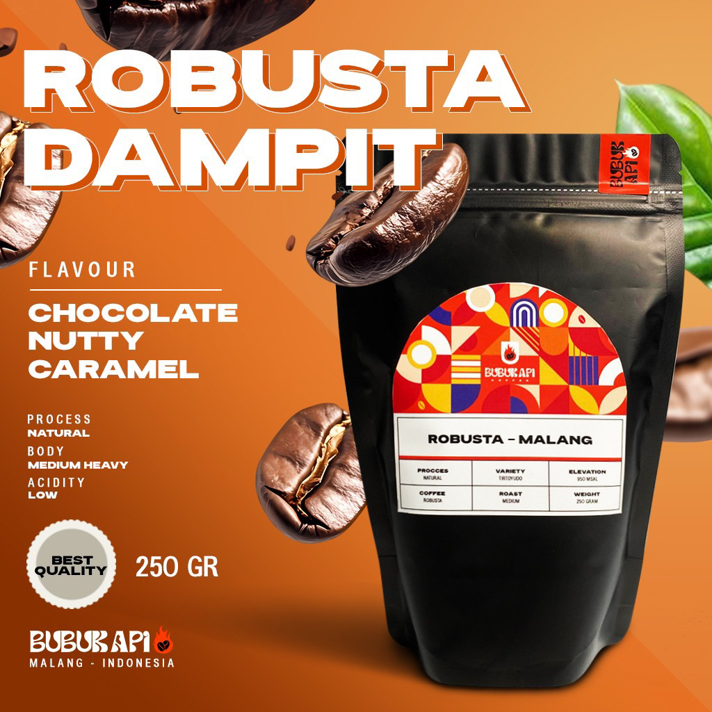 

Kopi Bubuk Robusta Dampit Tirtoyudo 250GR