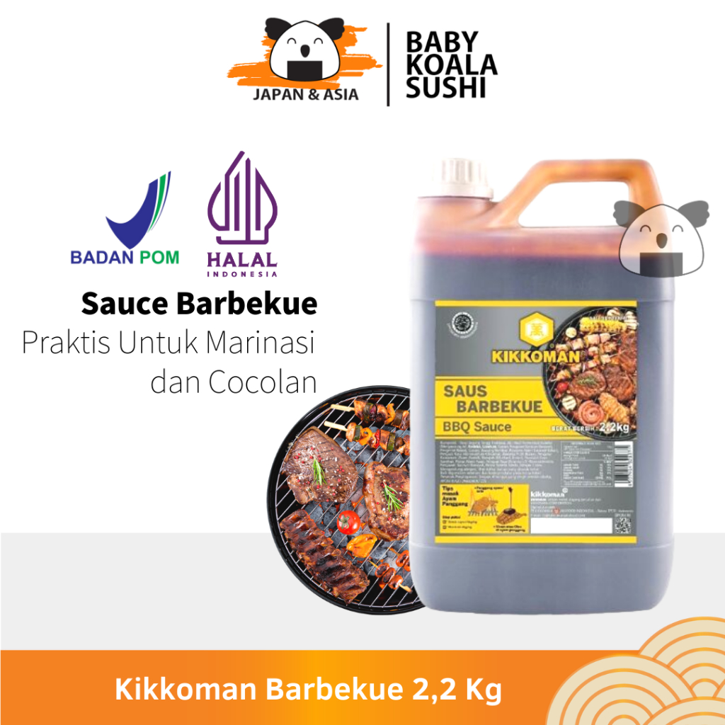 

KIKKOMAN Honey Barbeque 2,2 kg Halal