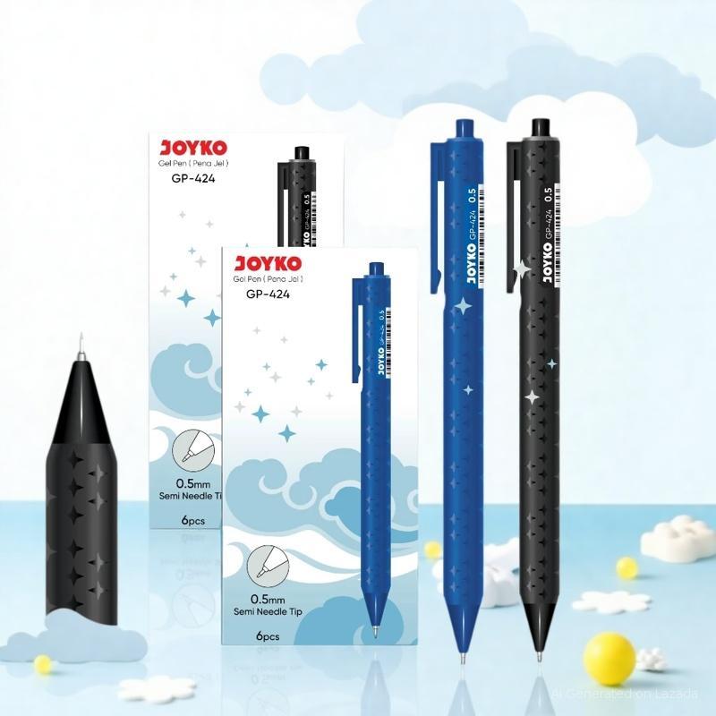 

JOYKO Gel Pen Pulpen Pena GP-424 0.5 mm 1 Box 6 Pcs
