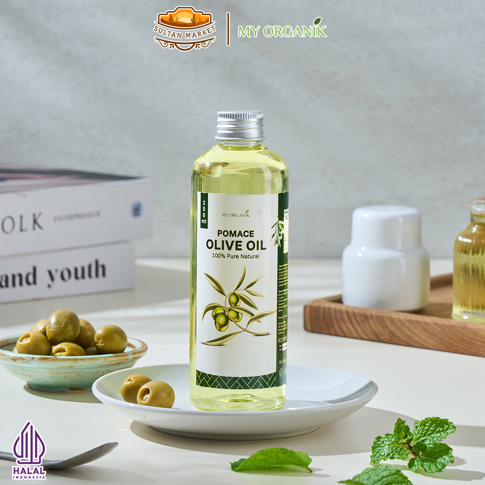 

My Organik Minyak Zaitun Pomace Olive Oil Untuk Masak | Olive Oil Pomace For Cooking 250ml