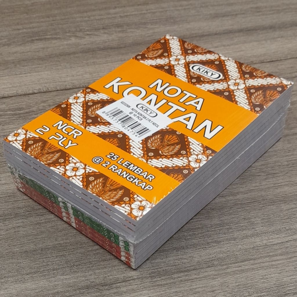 

(1 PCK 10 BUKU) NOTA KONTAN 2 PLY | NOTA 2 RANGKAP KECIL KIKY