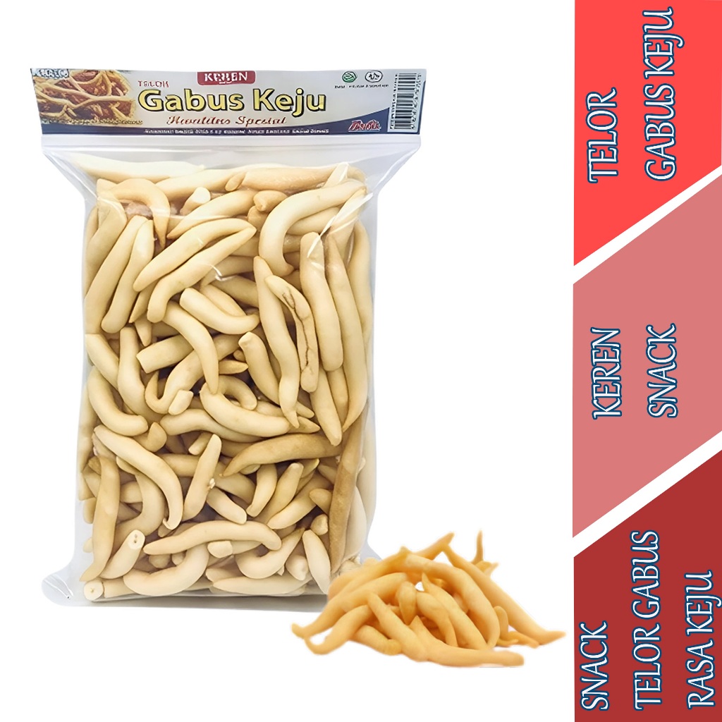 

Snack Telur Gabus Rasa Keju - Keren Snack - Telur Gabus Keju - 145gr