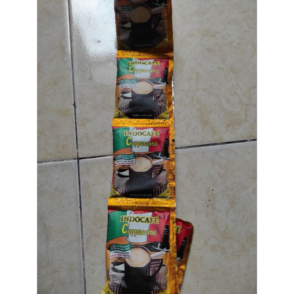 

Indocafe Capuccino Renceng Isi 10 Pcs