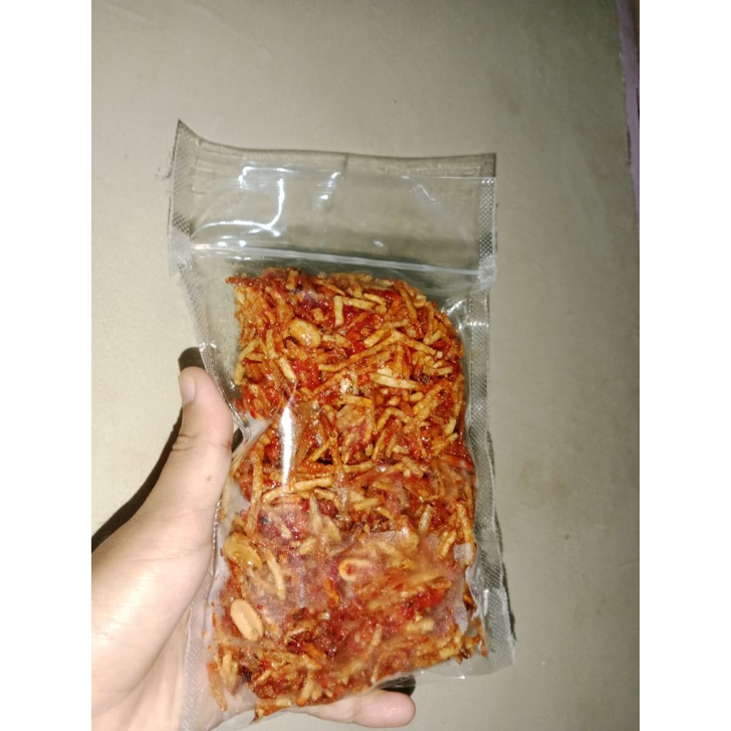 

Kentang mustofa pedas manis