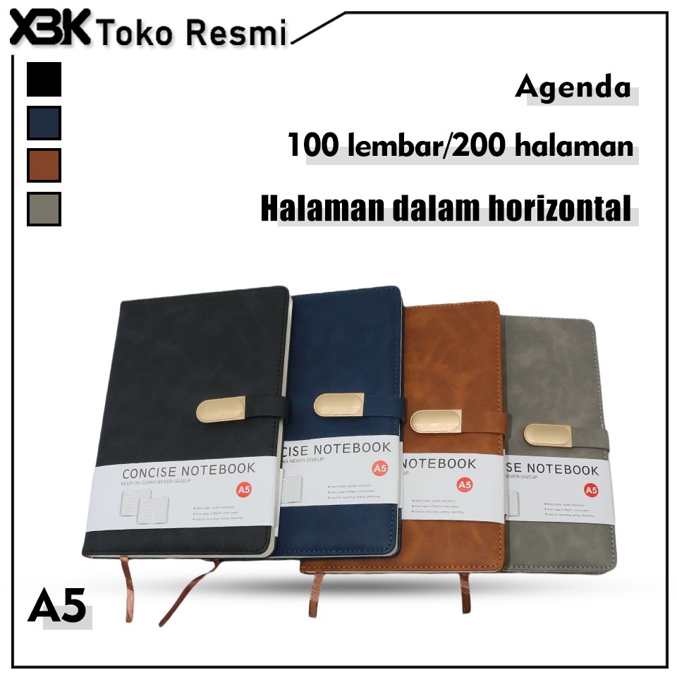 

[XBK]A5 | Buku tulis | Notebook kantor | Portabel | Perlengkapan kantor | Kancing magnetik