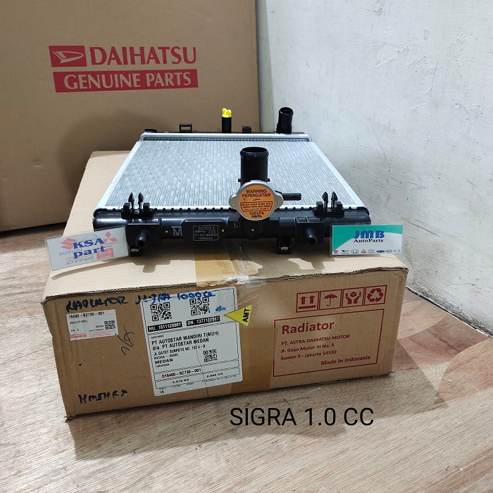 RADIATOR ASSY SIGRA 1.0 1000 CC ORI PN. 16400-BZ730-001