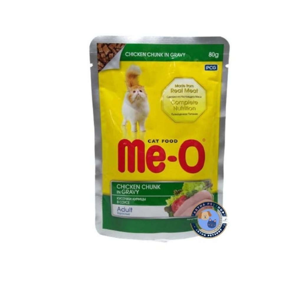 meo chicken chunck adult / makanan kucing dewasa / Me-O wet pouch / meo pouch / meo sobek saset / ma