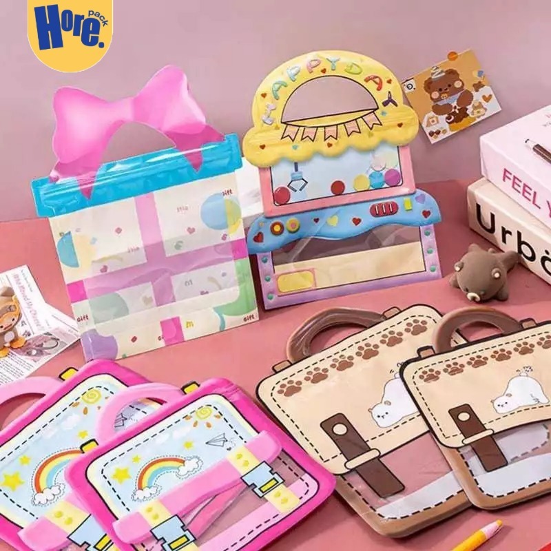 

Goodiebag Plastik Zipper Model Tas Lucu Bingkisan Plastik Goodie Bag Ziplock 3D Anti Air