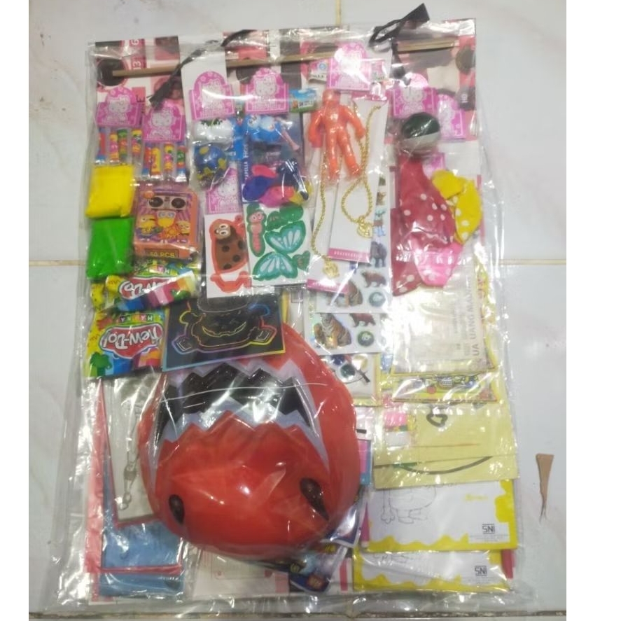 Mainan Rencengan Anak Warung Cabutan