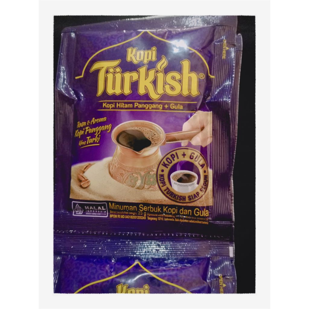 

Kopi Turkish kopi hitam panggang+gula