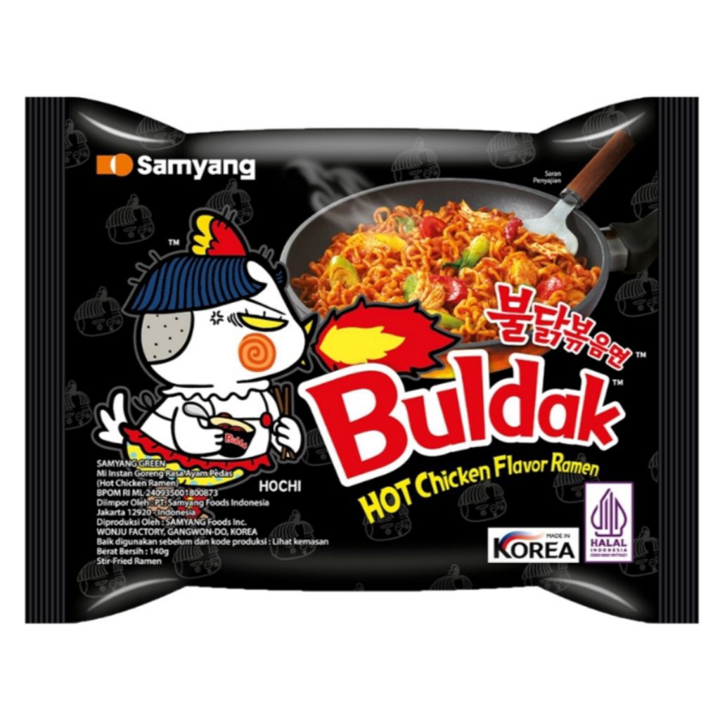 

Samyang Mie Instan Hot Chicken Ramen Ayam Pedas Original 140gr