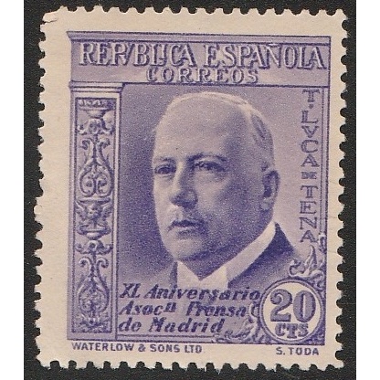 

A 12729 SATU BUAH PRANGKO SPANYOL NOMINAL 20 CTS TEMA FRENSA DE MADRID DENGAN KONDISI BELUM ADA CAP