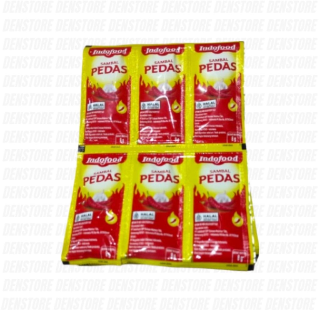 

Saos Pedas Indofood Sachet 9gr / Saos Sachet ( 1 Renceng Isi 36 Sachet )