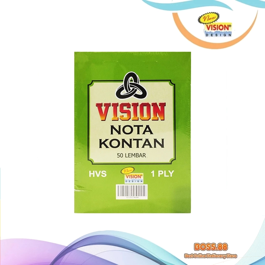

BUKU NOTA KECIL 1 PLY VISION (1 PCS)