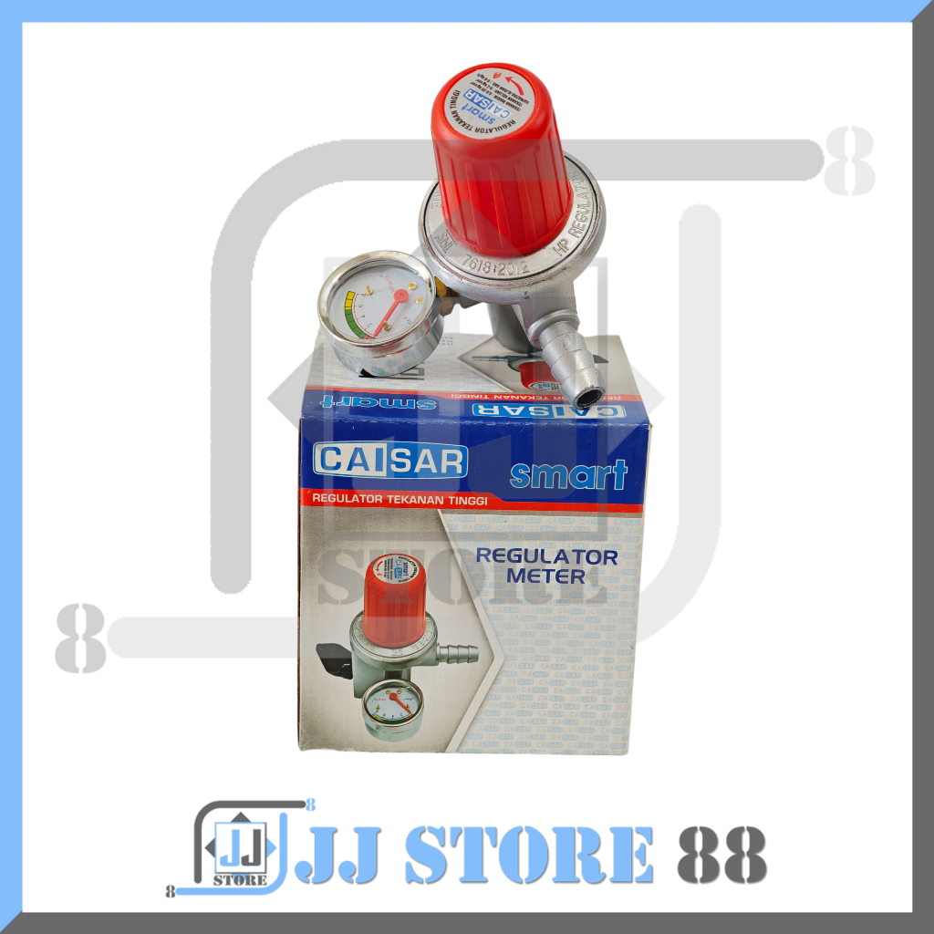 REGULATOR GAS TEKANAN TINGGI CAISAR SMART / KEPALA GAS REGULATOR + METER / KEPALA GAS KOMPOR